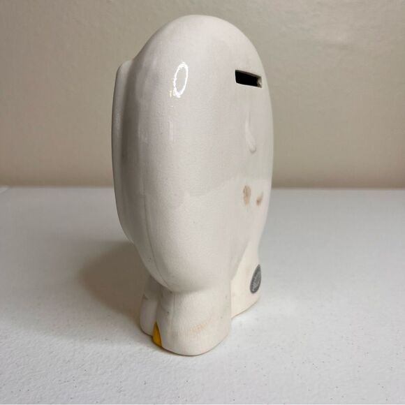 Vintage Hayes Specialties Elephant Bank Stopper Yellow Polka Dots Made In Japan - Picture 6 of 16